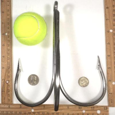 Big 20/0 stainless steel treble hook 